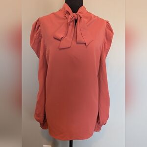 Elegant Women's Bow Tie Blouse